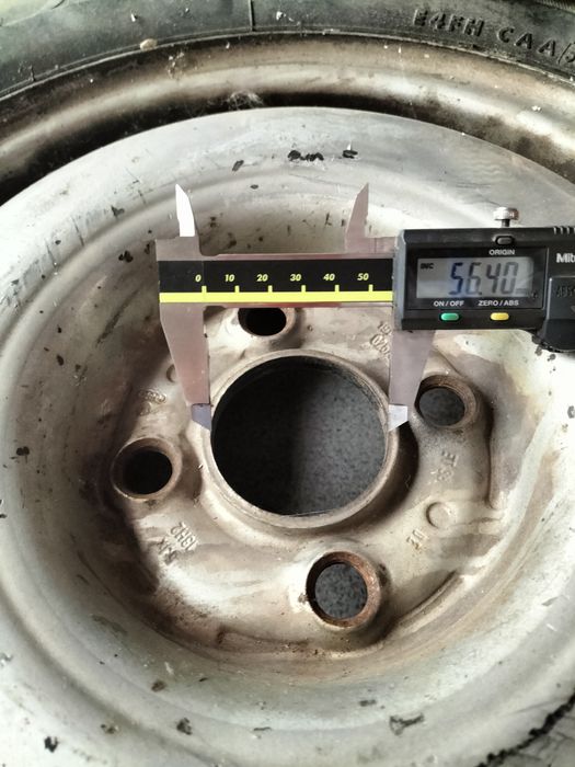 Jantes 13" furação 4x100 com furo ao centro de 56.4mm