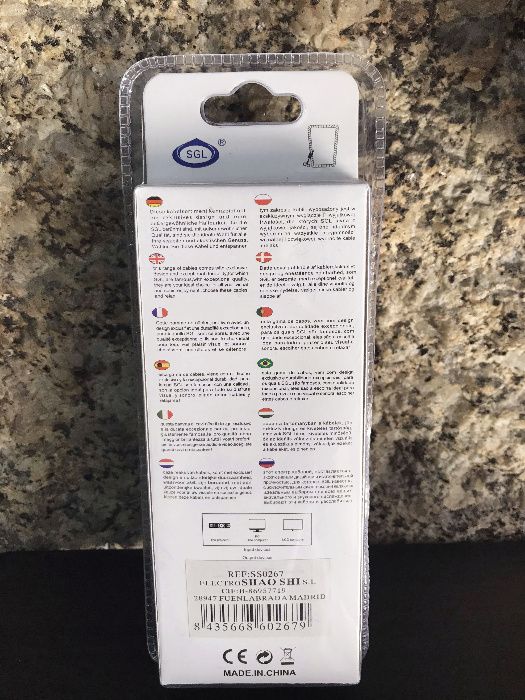 Cabo HDMI para VGA - 1,5 Metros - Novo / Selado