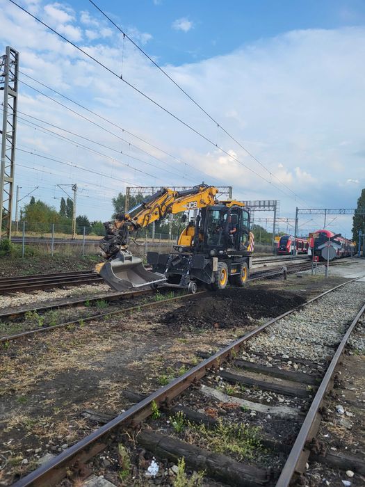 Wynajem koparki z operatorem CAT M314 JCB JS22 WR CAT 434
