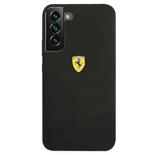 Etui Ferrari On Track Silicone na Samsung Galaxy S22+ - czarne