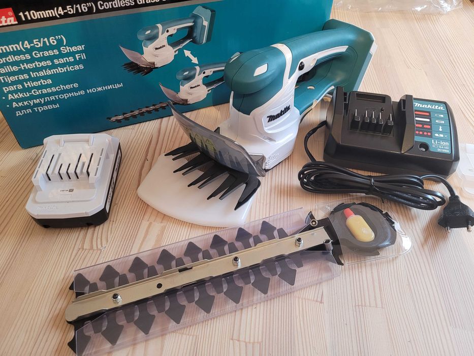 MAKITA UM110D – akumulatorowe nożyce do trawy i żywopłotu Seria G 18V