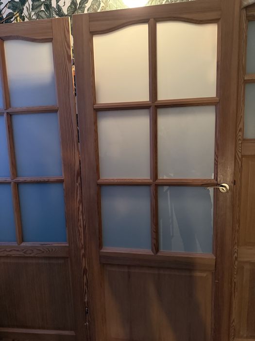 Drzwi sosnowe używane