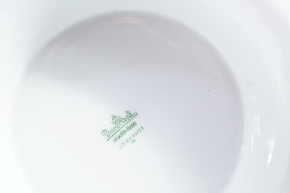 Rosenthal Ogromna Patera na Stopie PTAKI Piękna