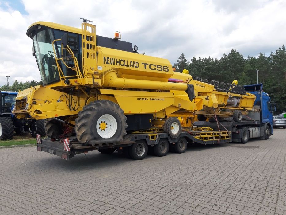 Transport MASZYN niskopodwoziowy ponadgabarytowy ponadnormatywny