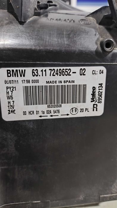 Farol BMW serie 1 (E81/E82/E87/E88) Pré-LCI Direito 7249.652