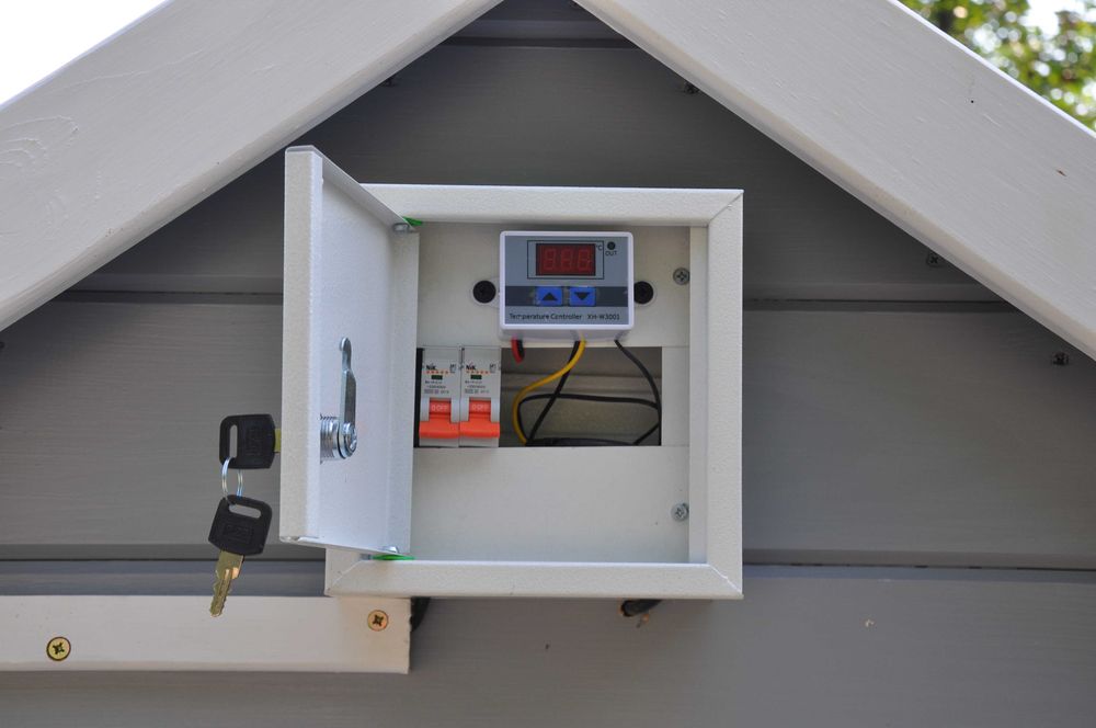 Утепленная БУДКА с ПОДОГРЕВОМ | Шторка