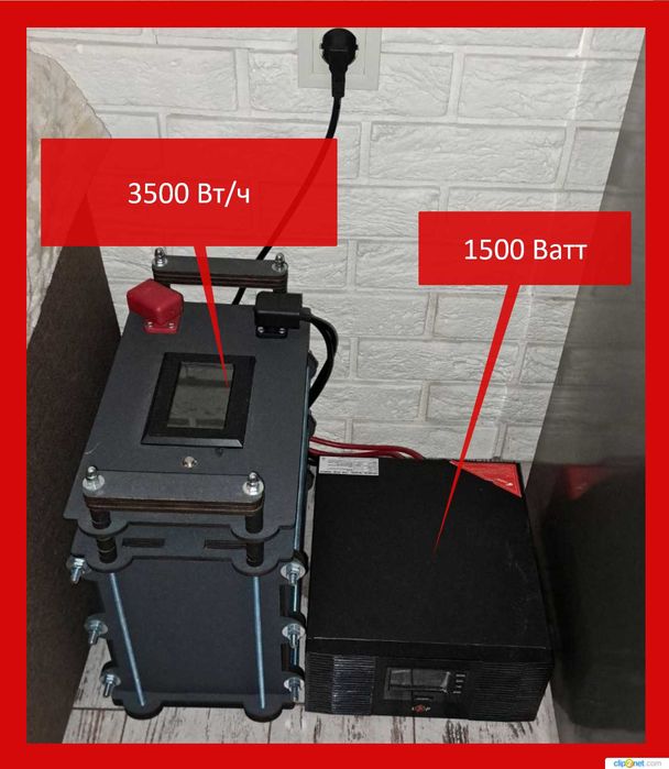 Инвертор 1500VA + LiFePO4 280Ah EVE | UPS для дома | как EcoFlow