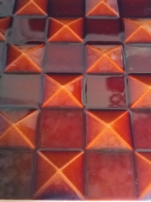 Azulejos relevo chocolate anos 60