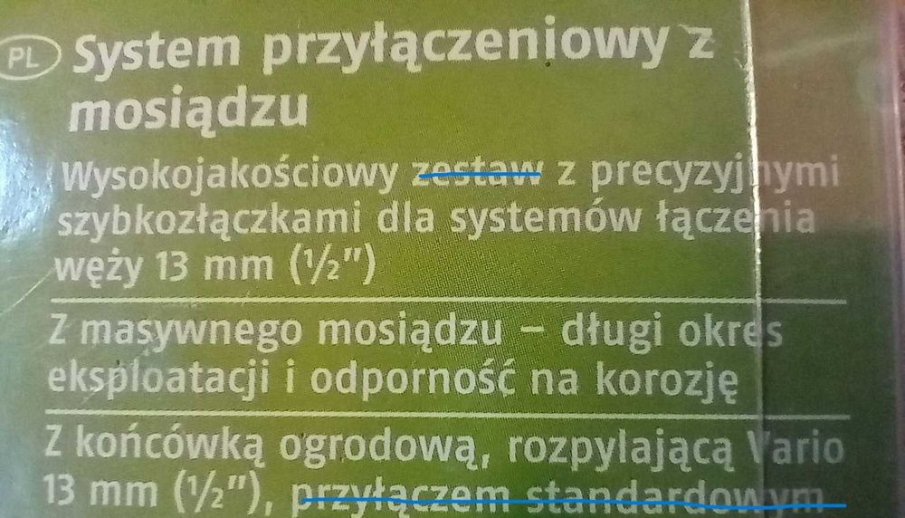 zraszacz mosiężny do węża ogrodowego