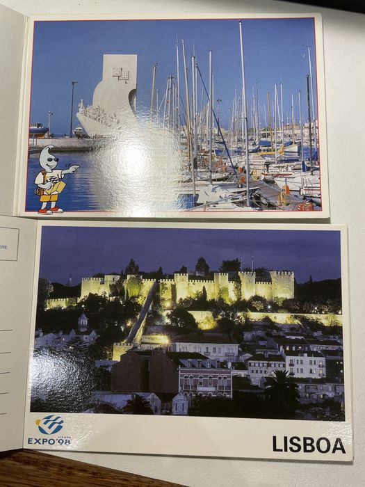 Postais 10 unidades sobre Expo 98