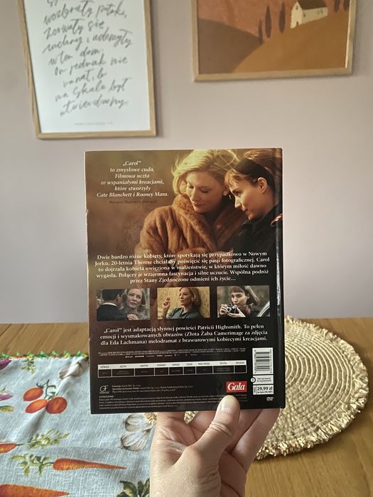 Carol film z książką DVD Cate Blanchett Mara Rooney Todd Haynes