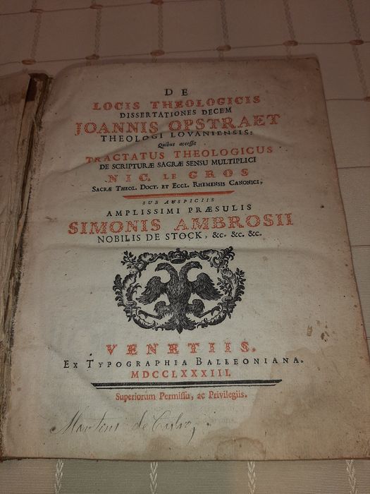 Livro Religioso Ano 1691
