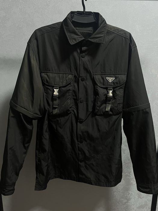 Prada Re-Nylon Overshot Вітровка Прада Овершот