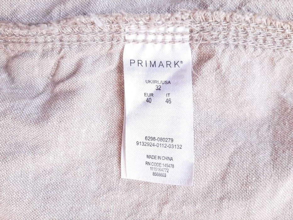 Шорты бриджи льняные primark w32" m, s eur40 англия лен 100%