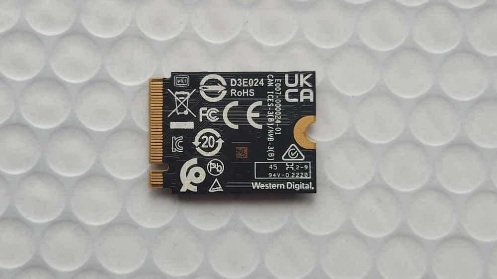 512gb nvme 2230 m2 gen4 (99% здоров'я) WD SN740 ssd Steam Deck