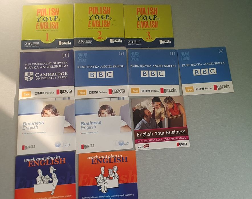 Płyty CD języka angielskiego