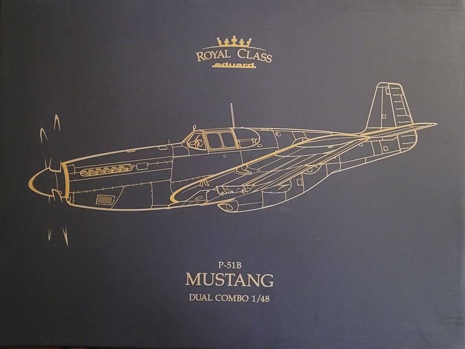 Eduard 1:48 P-51B Mustang Royal Class kit modelismo