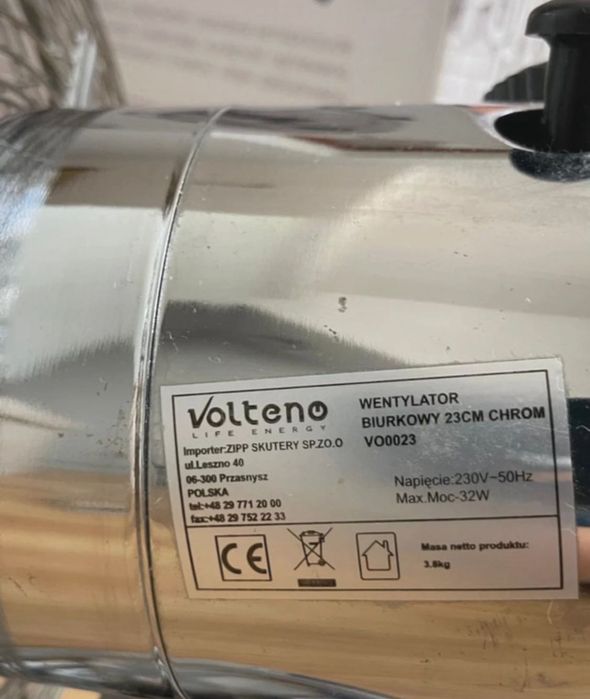 Sprzęt chłodzący Volteno
