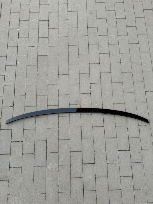 Спойлер багажника Audi A6 C7 2012-2018 сабля S6 S-line черный глянец