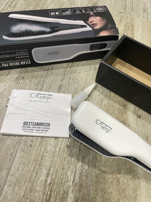 Italian Design Steam Brush Pro 2.0 & Thermicare Alisador de cabelo