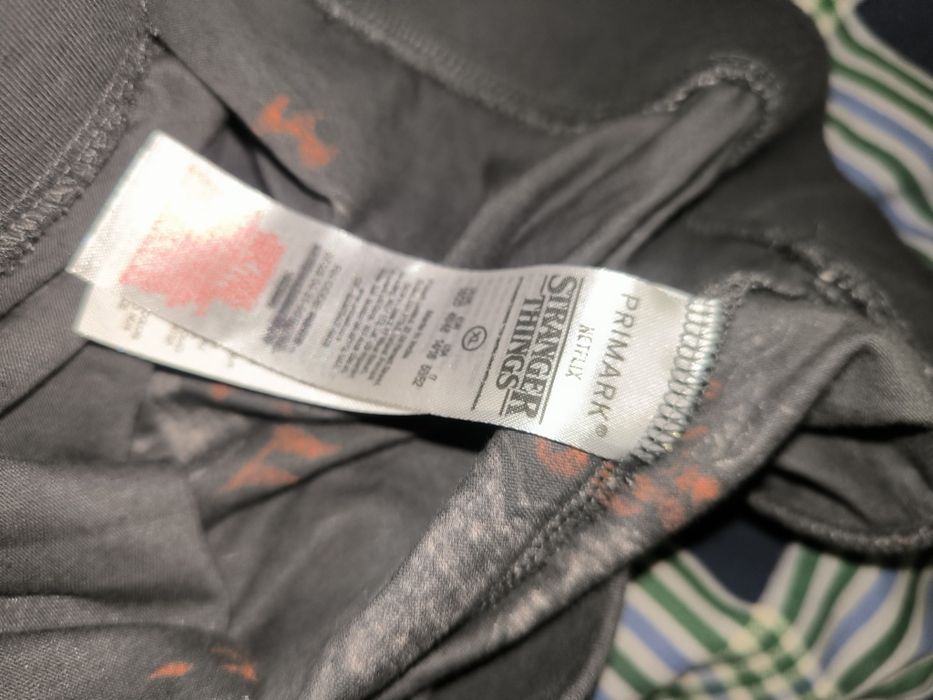 Calças de pijama stranger things hellfire club tamanho XL unisexo