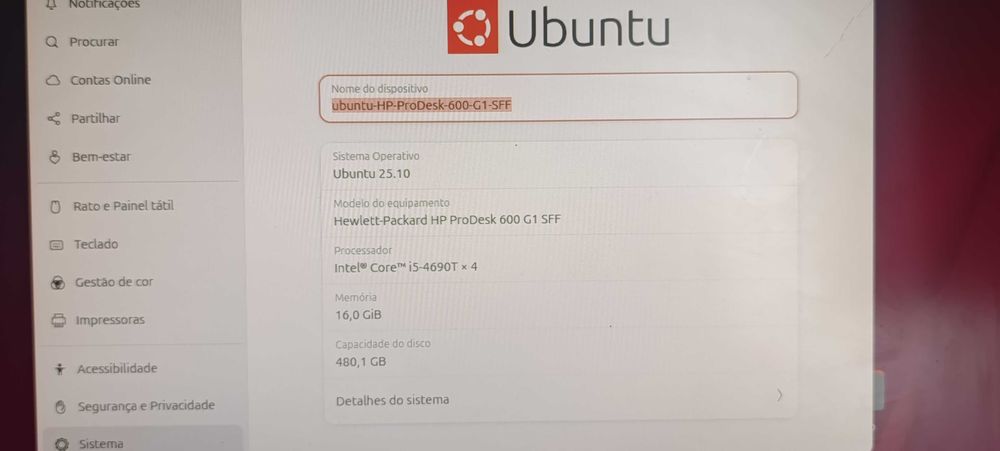HP ProDesk 600 G1 SFF  / SSD 500Gb / Ram 16Gb