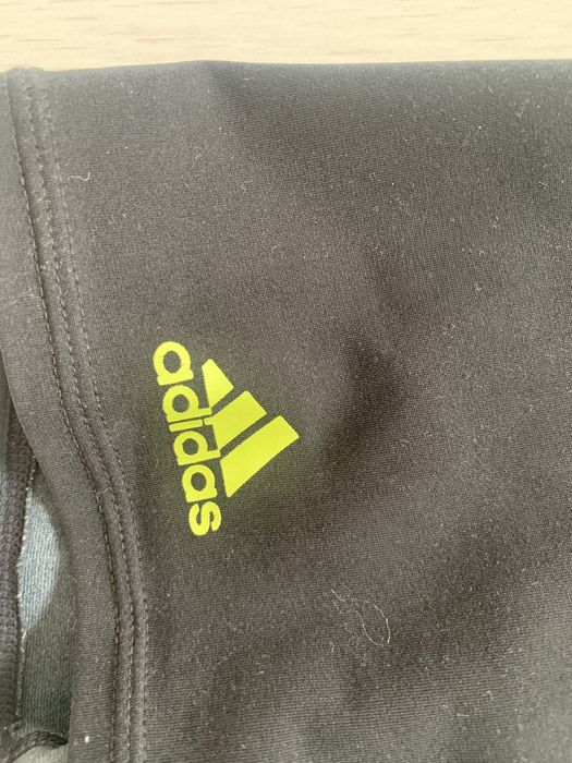 Czarno- szare kąpielowki męskie Adidas