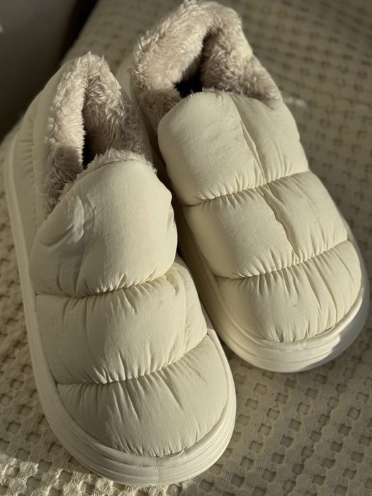 Дуті низькі черевики 38/39 коричневі/білі