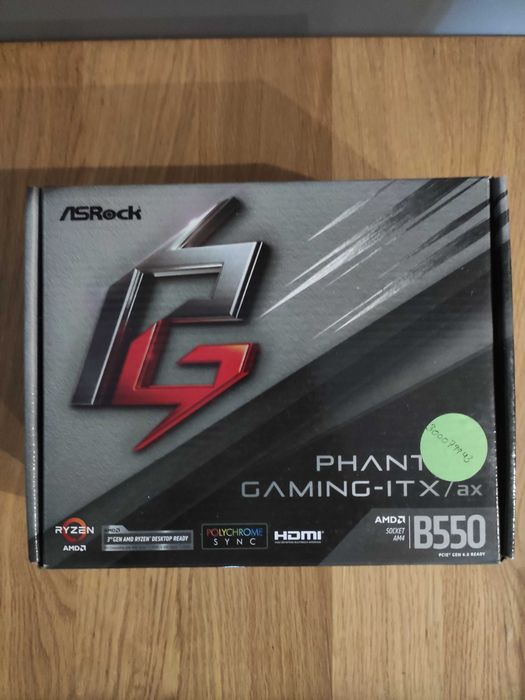 Motherboard Asrock Phantom Gaming mini iTX B550 Socket AMD AM4