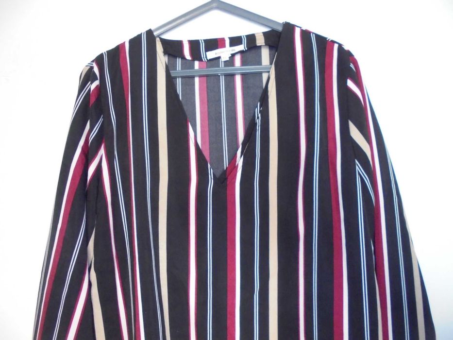 camisola de mulher as riscas