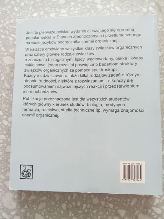Hart Chemia organiczna Krótki kurs + Repetytorium i rozwiązania zadań PZWL