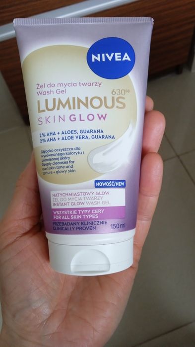 Nivea luminous skin glow żel do mycia twarzy