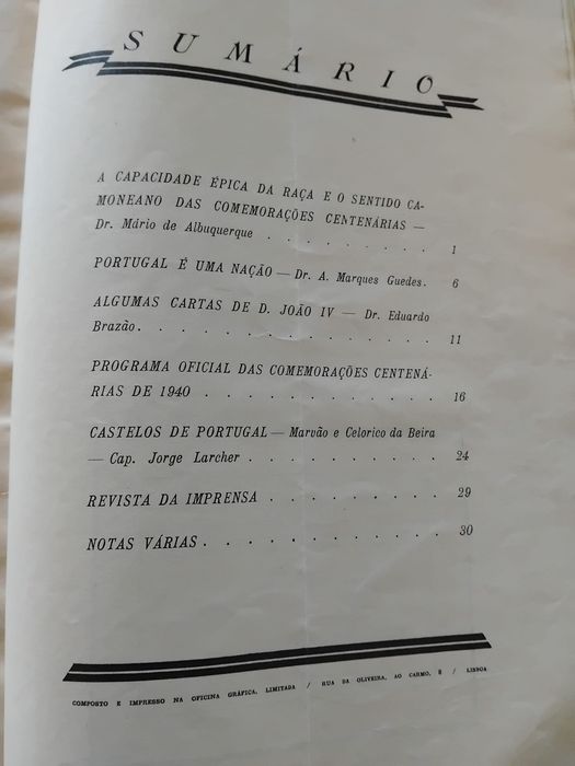 Revista Renascença 1940