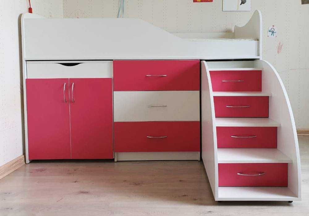 Ліжко чердак бедрум + комод + шафка стіл кровать горище 180х80см