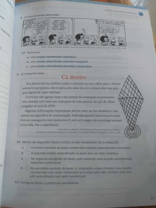 Caderno de Atividades Português - Mensagens - 9.° ano