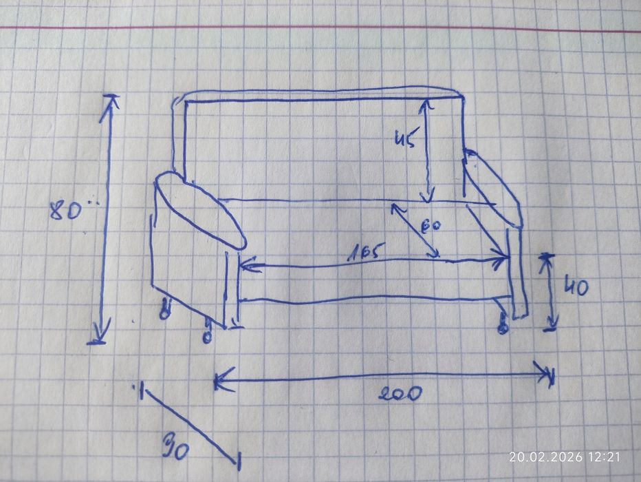 Sofa 3-osobowa używana