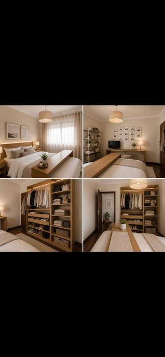 Quarto de casal moderno