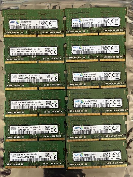 Память DDR4 4Gb SODIMM выбор в теме