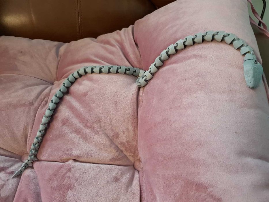 Wąż 60cm druk 3D model węża