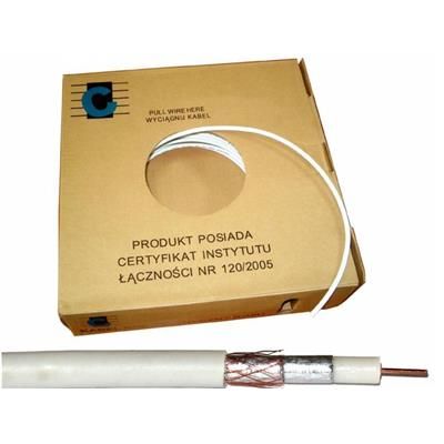 Kabel koncentryczny TV-SAT CU+CU 150m CABLETECH