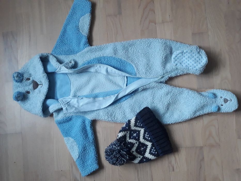 Тепленький чоловічок для хлопчика + шапочка