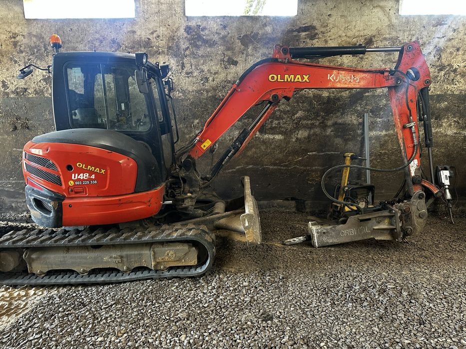 Koparka | Minikoparka | Rozbiórki | Wyburzenia | Roboty Ziemne | Kucie