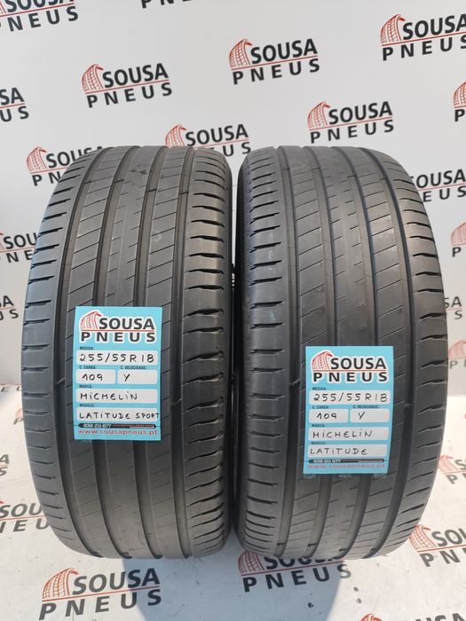 2 pneus semi novos Michelin 255-55R18 - Oferta dos Portes