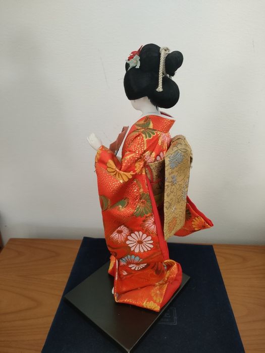 Boneca Vintage Gueixa Japonesa