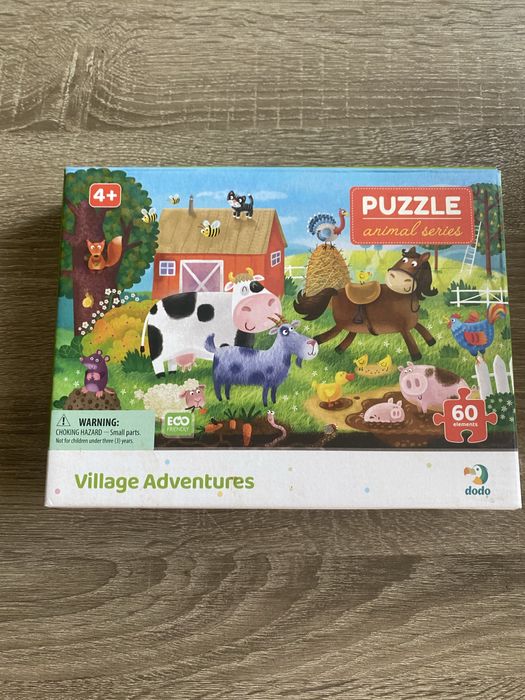 Продам набір 4 (чотирьох) дитячих пазлів dodo для діток  3+