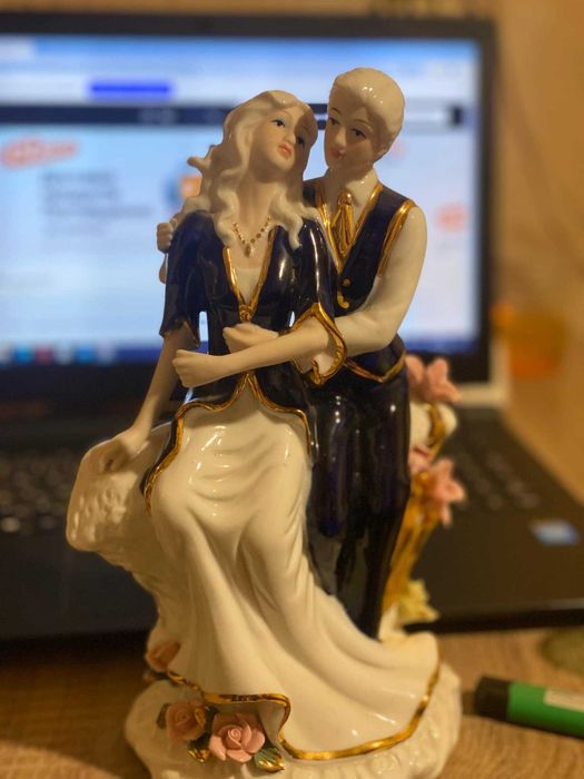 Винтажная статуэтка "Влюбленная пара"  и Морячок «Аврора»ЗКХ Полонное