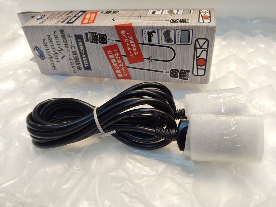 Sega Saturn TOSK Japan Cabo Extensão Oficial Original ( Novo )