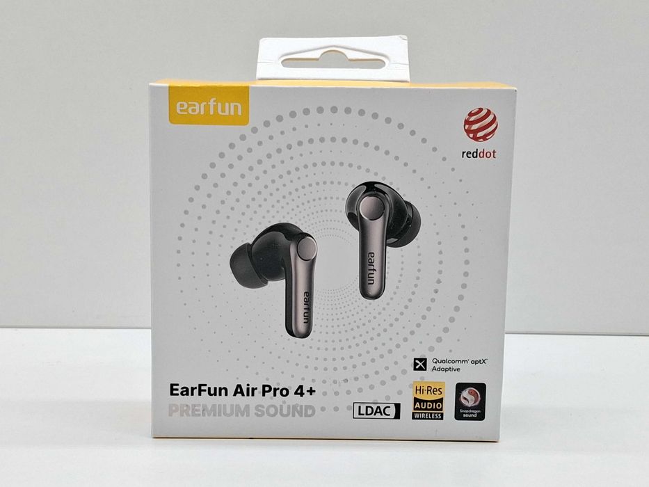 Słuchawki bezprzewodowe Earfun Air Pro 4+ ANC LDAC czarne