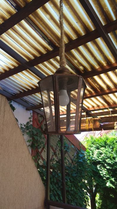 Lampa miedziana Loft vintage