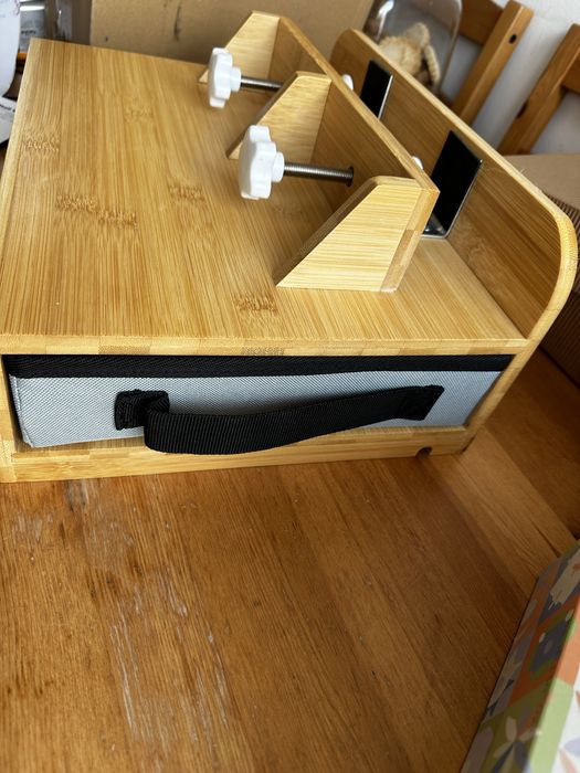 Organizer przy łóżku Bambusowy z szufladą